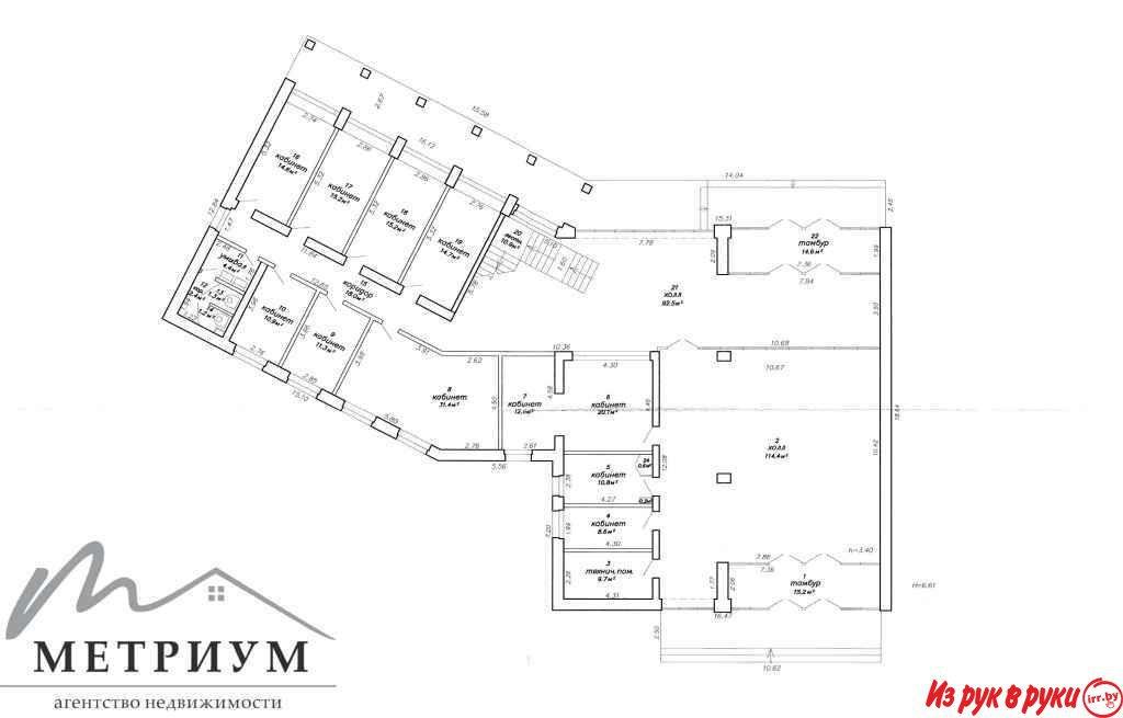 Офис 908 м2 в центре, ул. Красная, 7