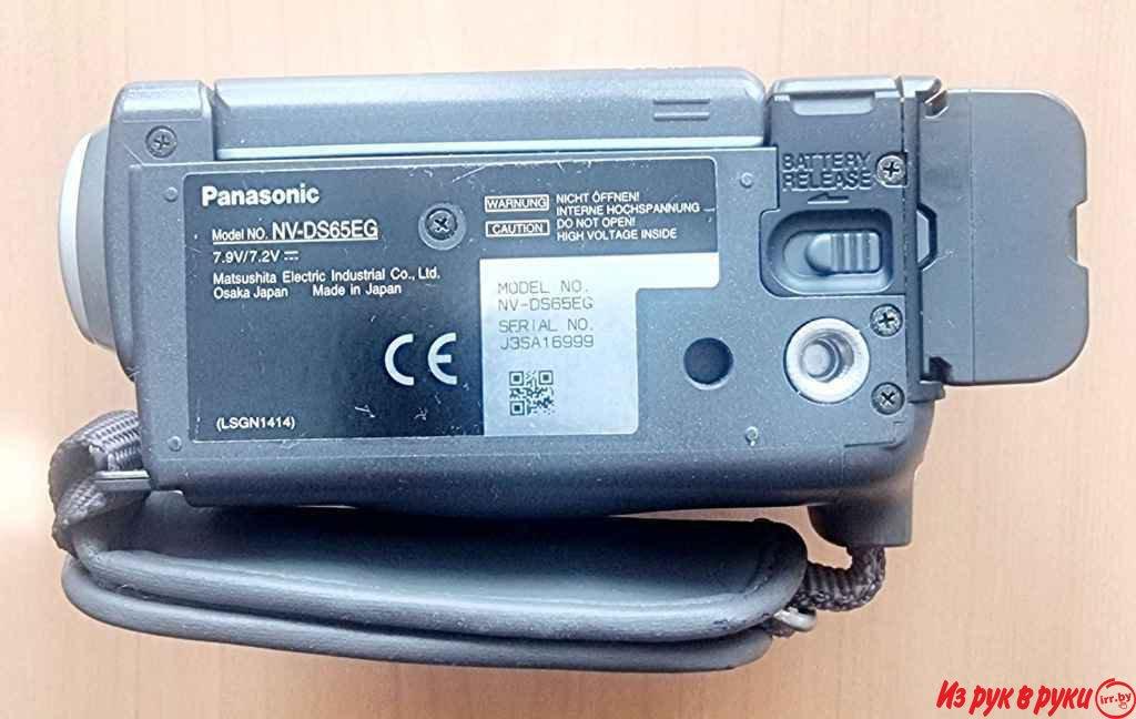 Видеокамера Panasonic NV-DS65
MiniDV, 1/6", 1CCD, фоторежим, zoom 10x,