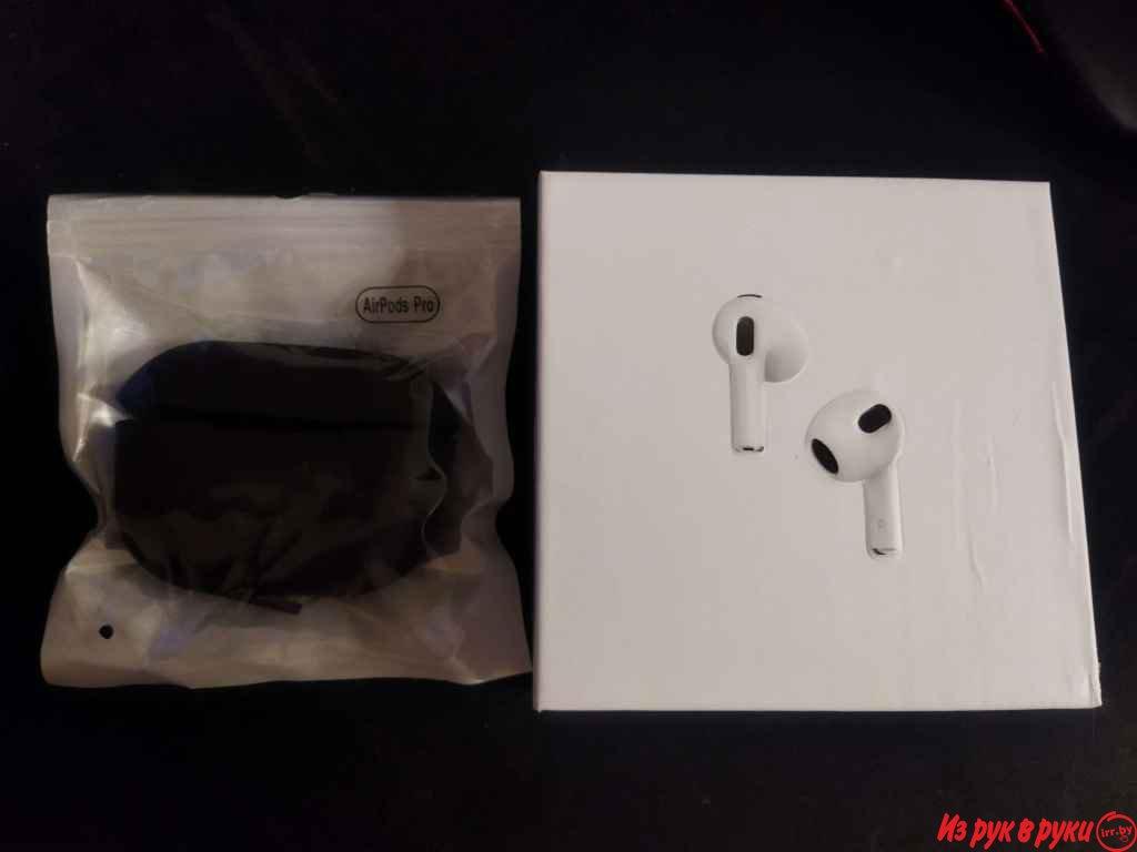 наушники (AirPods) не вскрытые