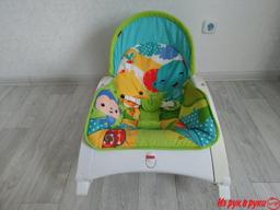 " ШЕЗЛОНГ детский с вибрацией - Fisher-Price CMR10 ". Детский шезлонг 