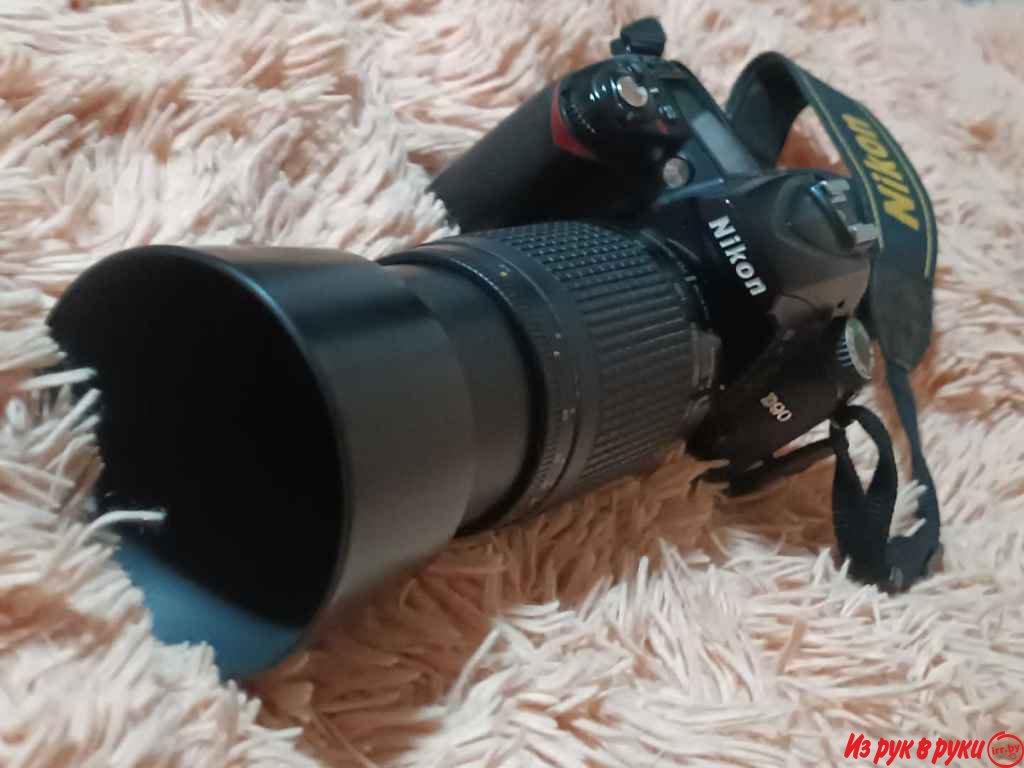 Зеркальный фотоаппарат Nikon D90 Kit 70-300mm Nikkor AF
.
Этот аппарат