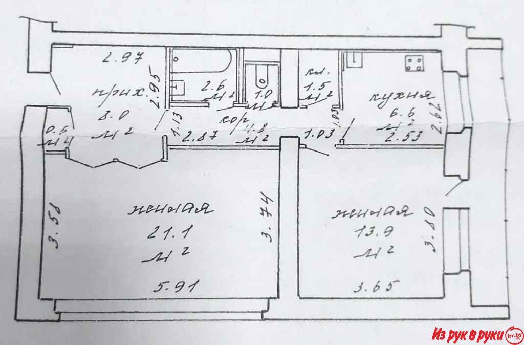 Продается квартира в историческом центре г. Минска! Бульвар Мулявина, 