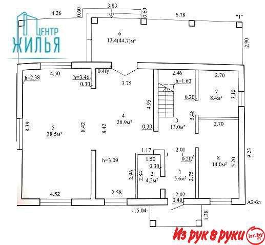 В продаже строящийся коттедж в СТ Железнодорожник, в 6 км. от города.
