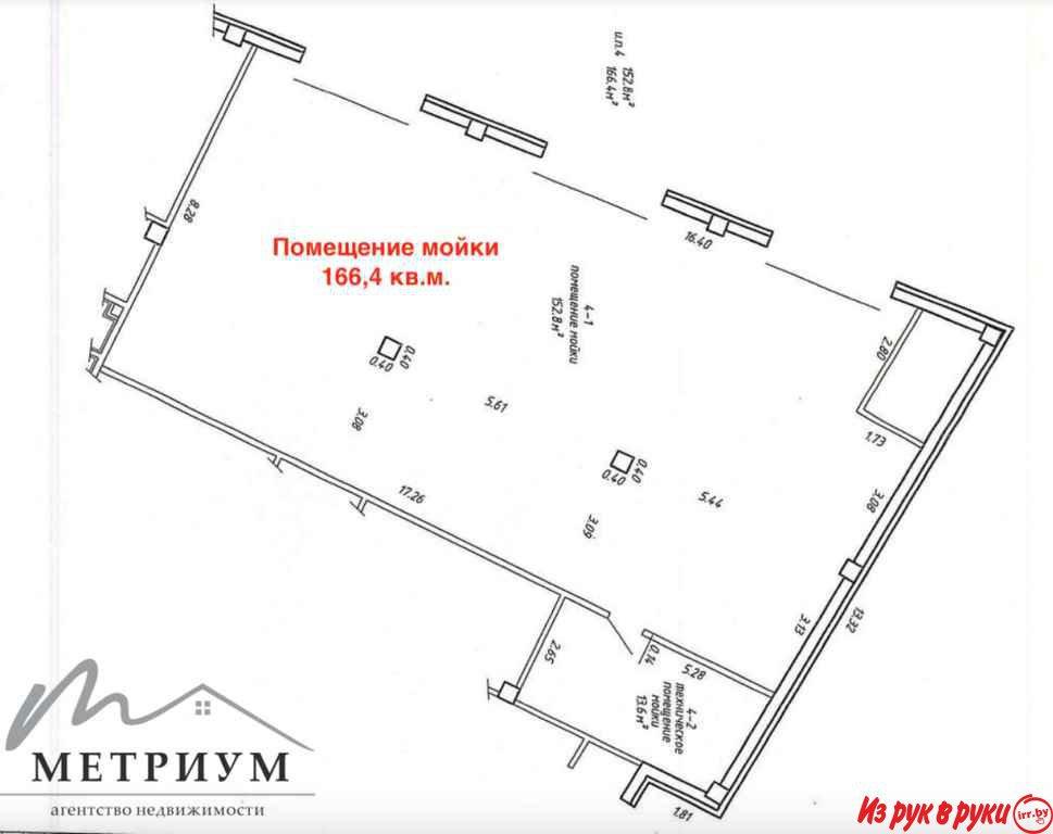 Помещение под склад 1191,5 кв.м. по ул. Гурского, 44