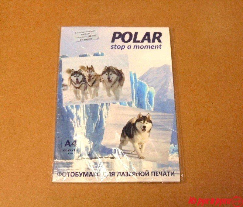 Фотобумага Polar A4 для лазерной печати (матовая) (250 г/м2) (19 листо