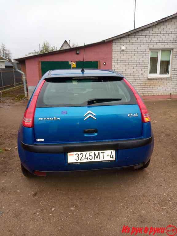 Citroen C4, хэтчбек, 2008 г.в., механика, 16 л, цвет: синий