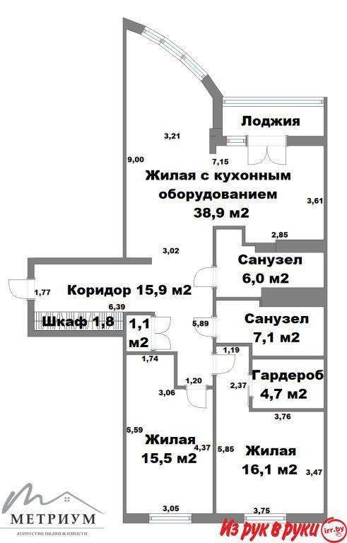 Квартира с панорамным видом на ул. Ратомская 7