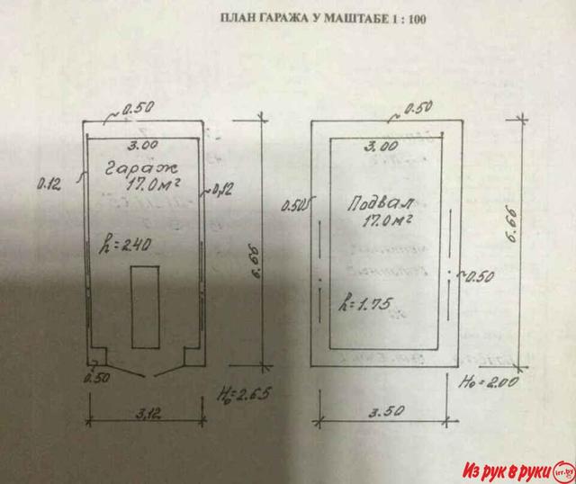 Продам гараж в ГК "Рыцарь-3". Кирпичный 2-ух уровневый (S - 17 м2 гара