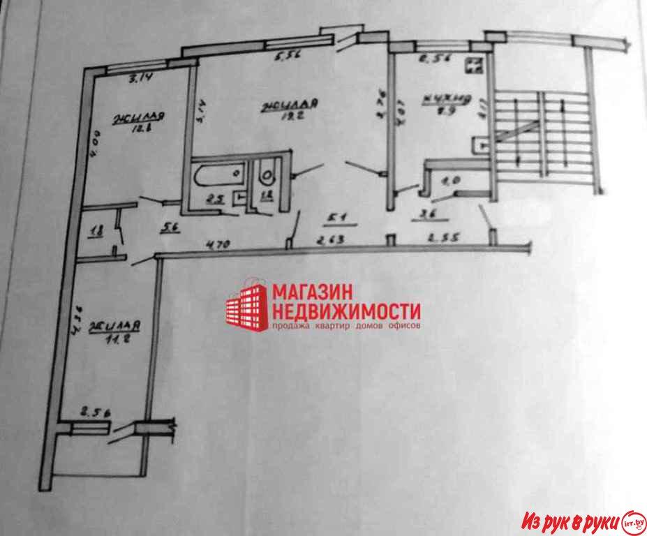 Продается уютная 3-комнатная квартира на пр. Я. Купалы, 43.
Квартира н