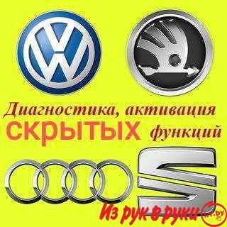 Активация скрытых функций VAG Skoda VW Audi диагностика APP Connect
Вс