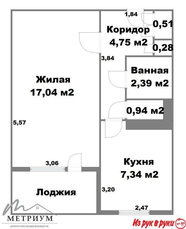 1-комнатная квартира, ул. Плеханова, д. 85