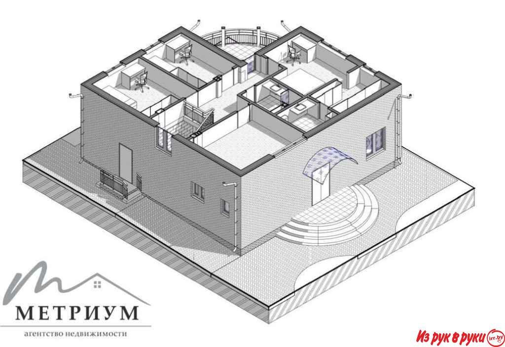 Дом с земельным участком в д. Бузуны в коттеджной застройке в 20 минут