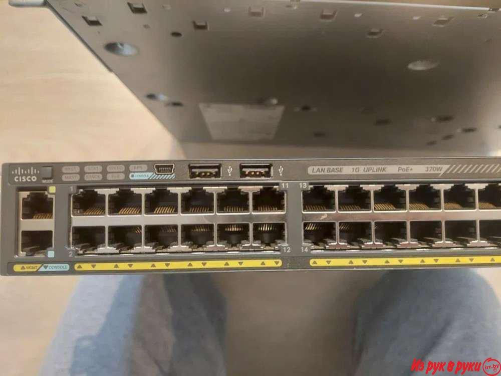 Модель: Cisco Catalyst 2960X-48LPS-L
Тип устройства: Коммутатор (Switc