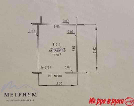 Торговое помещение 11,2 м2, Меньковский тракт, 2