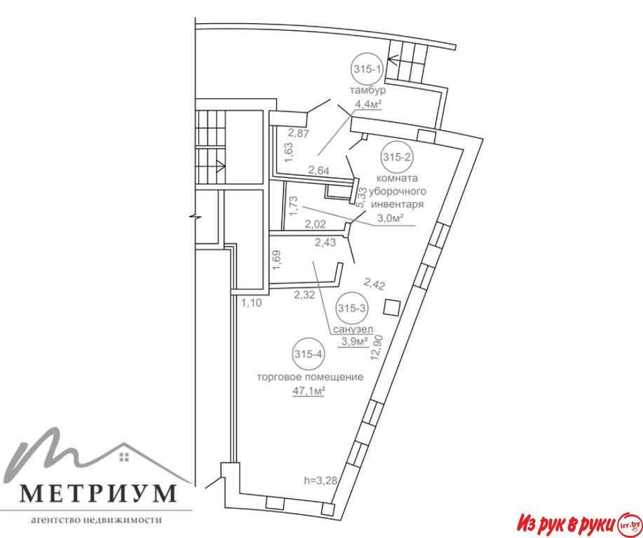 Торговое помещение 58,4, пр-т Газеты Правда, 1