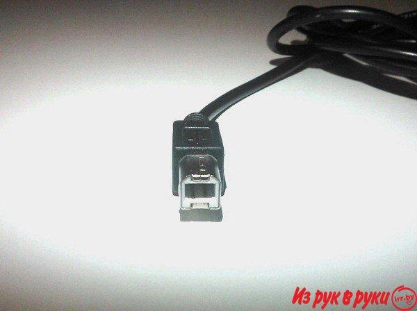 Кабель USB - USB-B. Длина: 1.70м. Чёрный цвет