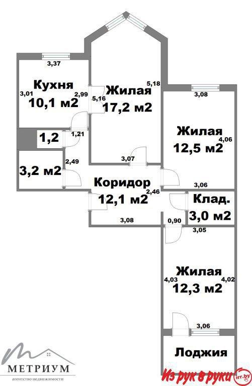 Купить 3-ую квартиру, ул. Балтийская, д. 4