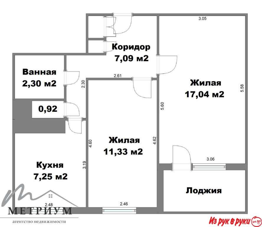 Хорошая 2-х комнатная квартира, ул.Герасименко 22/1 возле лесопарка