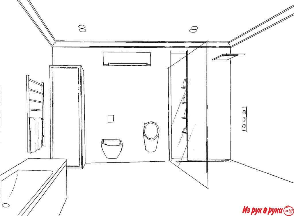 ДИЗАЙН ИНТЕРЬЕРА 
дизайнер ищет заказ
-проект ванной комнаты за 100 уе