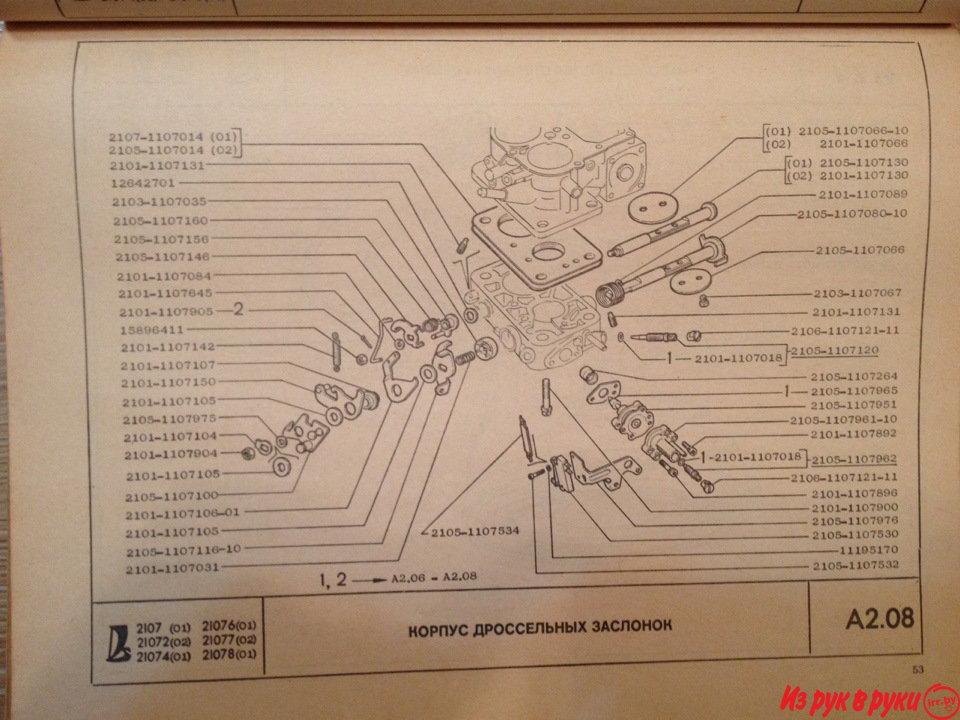 Каталог деталей ВАЗ-2107
