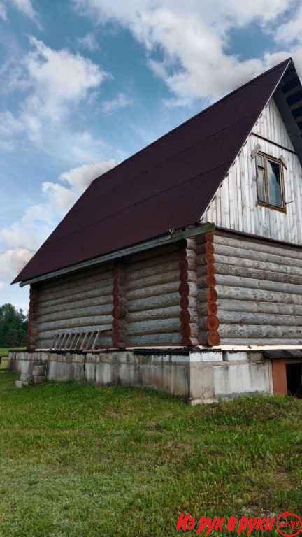 Продается бревенчатый недостроенный дом в д. Горбаты, Узденский район,