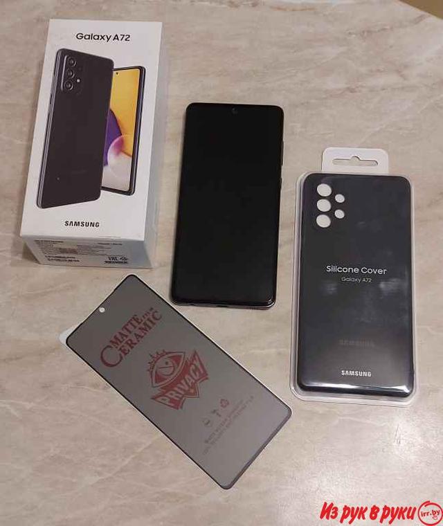 Samsung A72 (SM-725F/DS), экран 6, 7", батарея 5000 мАч, 8gb/256gb, ка