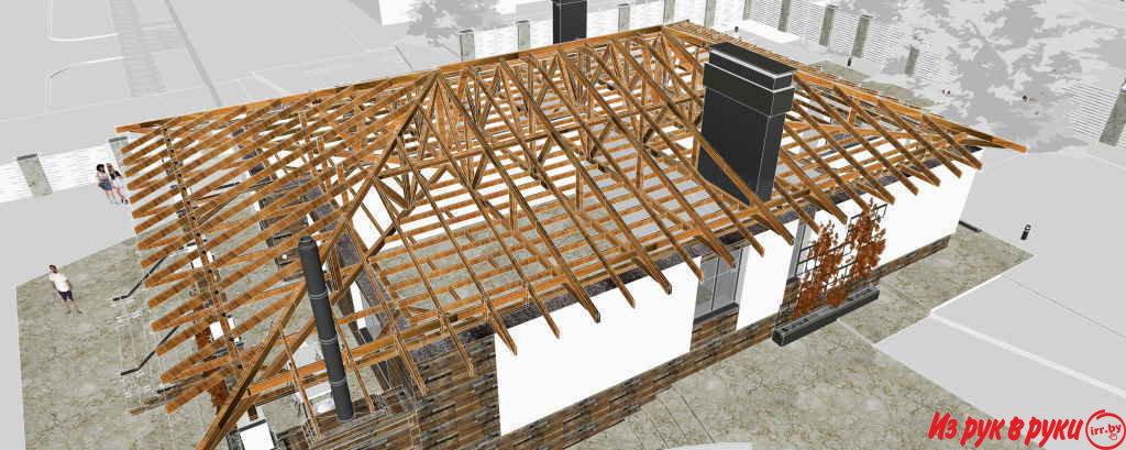 Проект вальномой кровли, архитектор минск