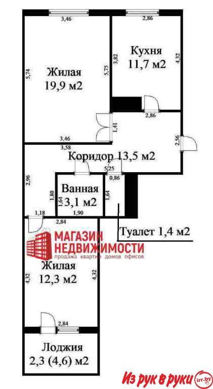 Квартира расположена на 7 этаже 9-этажного дома 2017 года постройки, м