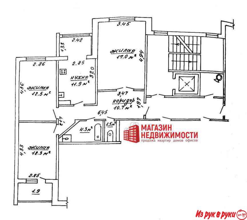 Продается хорошая 3-комнатная квартира ул.Сокольской, 6.
Квартира расп