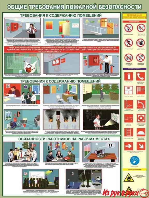 Пожарная и электробезопасность плакаты и стенды для организаций и пред