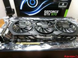 Видеокарта игровая. 
 Gigabyte GeForce GTX 970 G1 Gaming windforce. 
