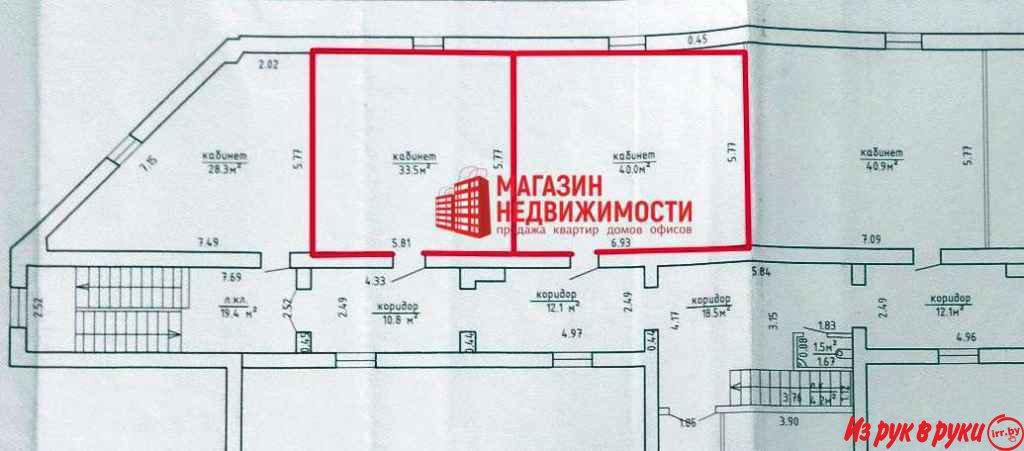 Аренда двух помещений мансардного типа на 2 этаже двухэтажного здания 