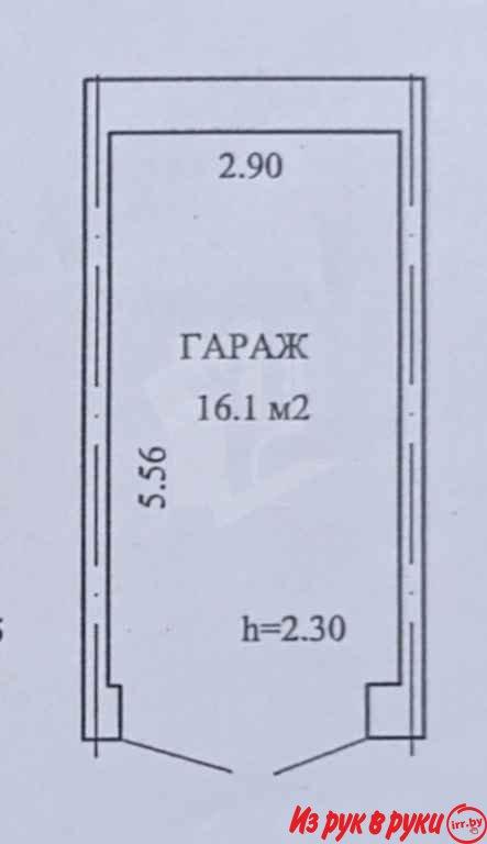 Гараж подземный в гаражном кооперативе, 1993 года постройки. Площадь –