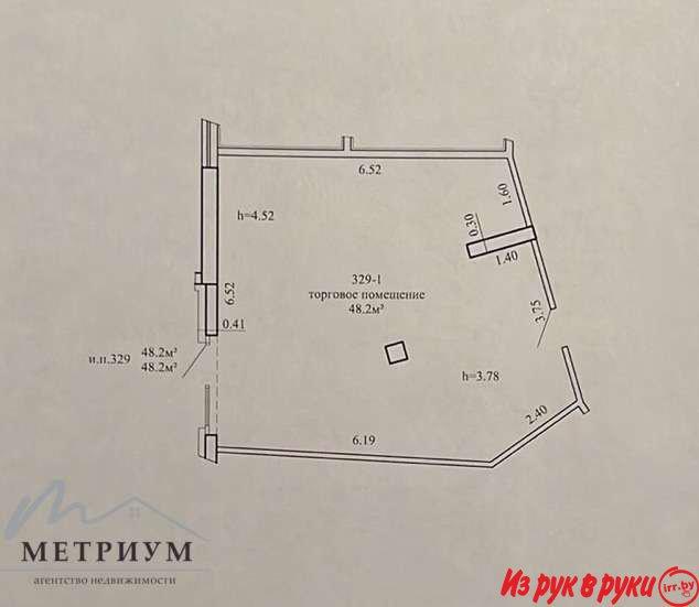 Торговое помещение 48,2 м2 по Брилевской, 27