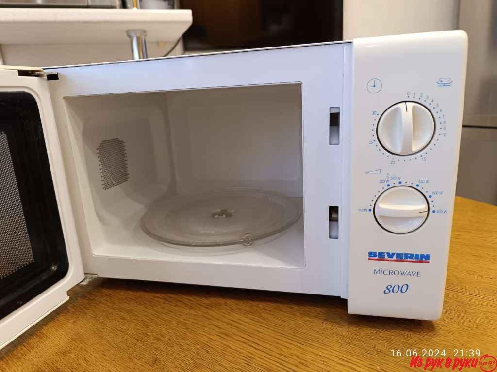 Микроволновая печь Severin Microwave 81200. Мощность 800 вт. Мощность 