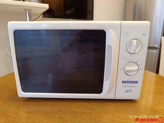 Микроволновая печь Severin Microwave 81200. Мощность 800 вт. Мощность 