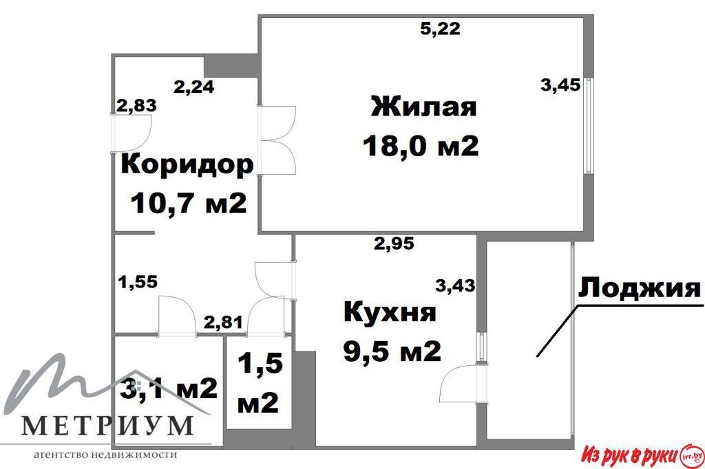 Просторная 1-я квартира на ул. Селицкого, 71