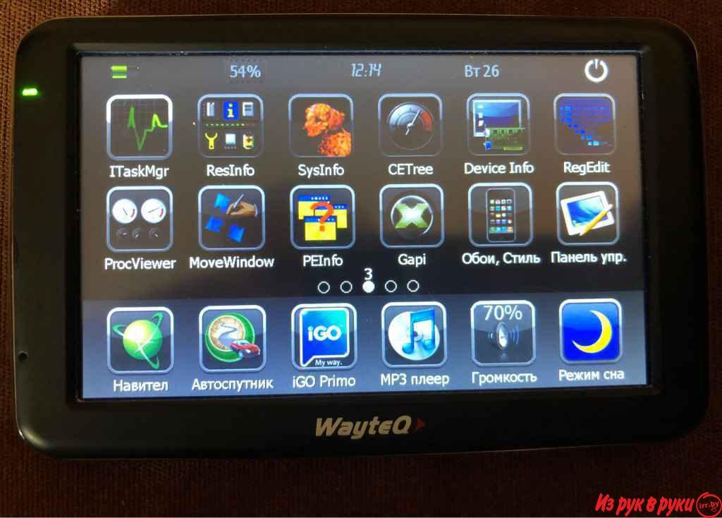 Навигатор WayteQ GPS X960BT