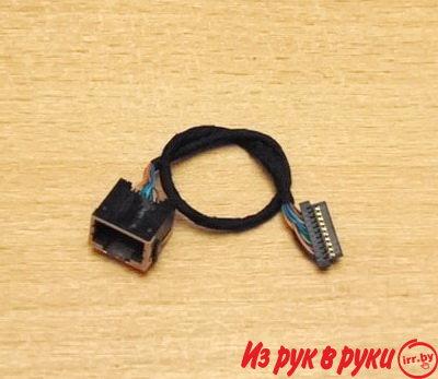 Сетевой разъём LAN для ноутбуков Asus 1201XXX. Комплект: шлейф (10-pin