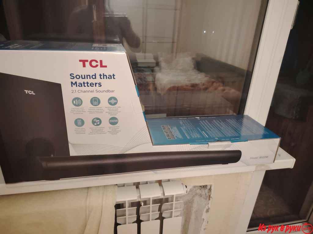 Продаю саундбар TCL S522W. Куплен две недели назад в МТС. Мощность Сау