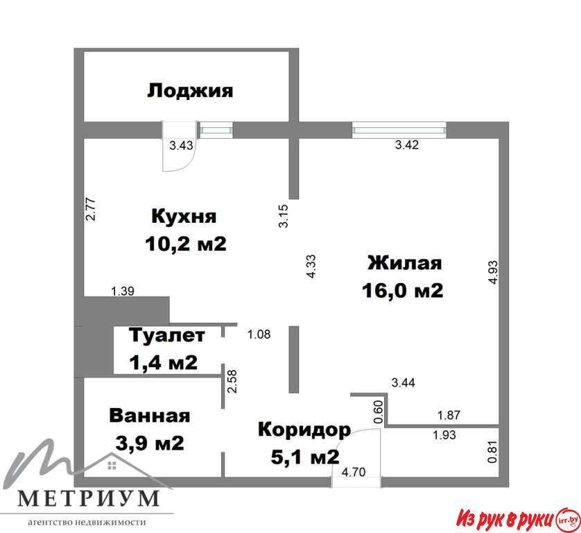 1-комнатная квартира, ул. Подгорная, д. 19а/4 в самом экологически чис