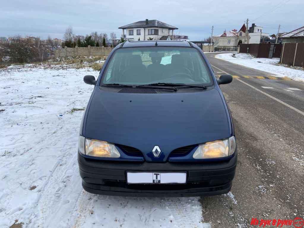 Renault Scenic, минивэн, 1998 г.в., механика, 1600 л, цвет: синий