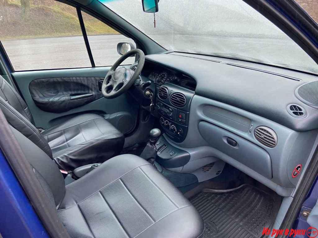 Renault Scenic, минивэн, 1998 г.в., механика, 1600 л, цвет: синий