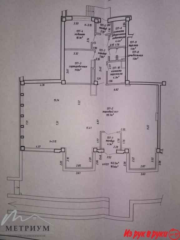 Торговое помещение 161,6 м2 с панорамным остеклением на Л.Беды, 39