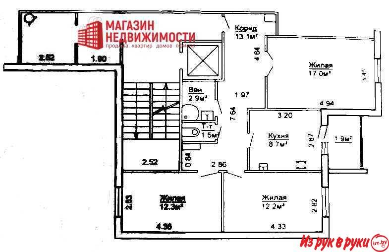 В продаже отличная 3-комнатная квартира по улице Лиможа, 50. Квартира 