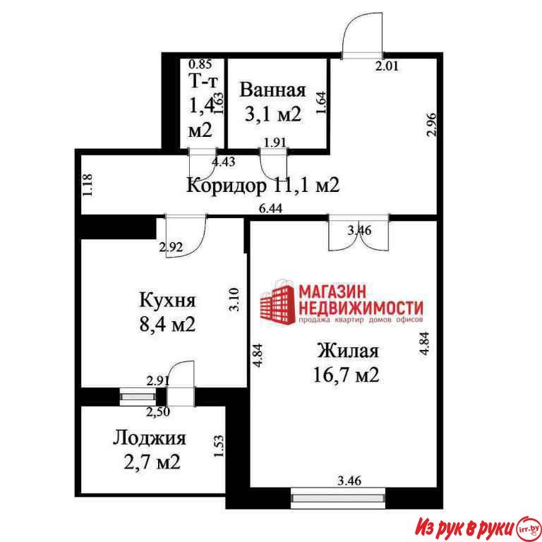 Продаётся уютная, светлая 1-комнатная квартира, расположенная в перспе