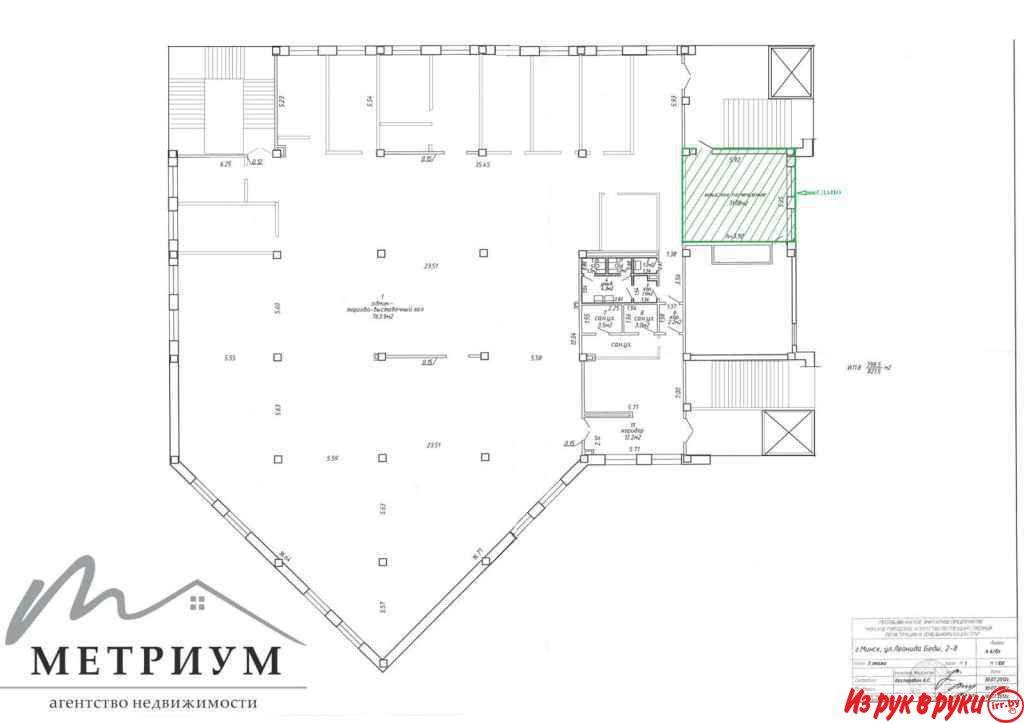 Аренда офиса 790,42кв.м. ул. Л. Беды 2