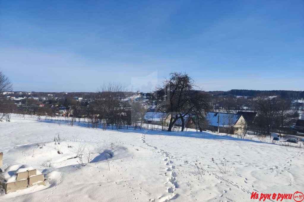 Продается земельный участок с незавершенным домом в агрогородке Олехно