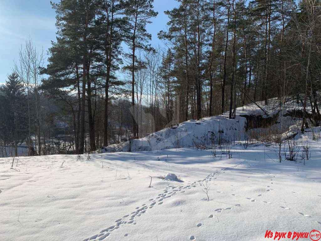 Продается земельный участок с незавершенным домом в агрогородке Олехно