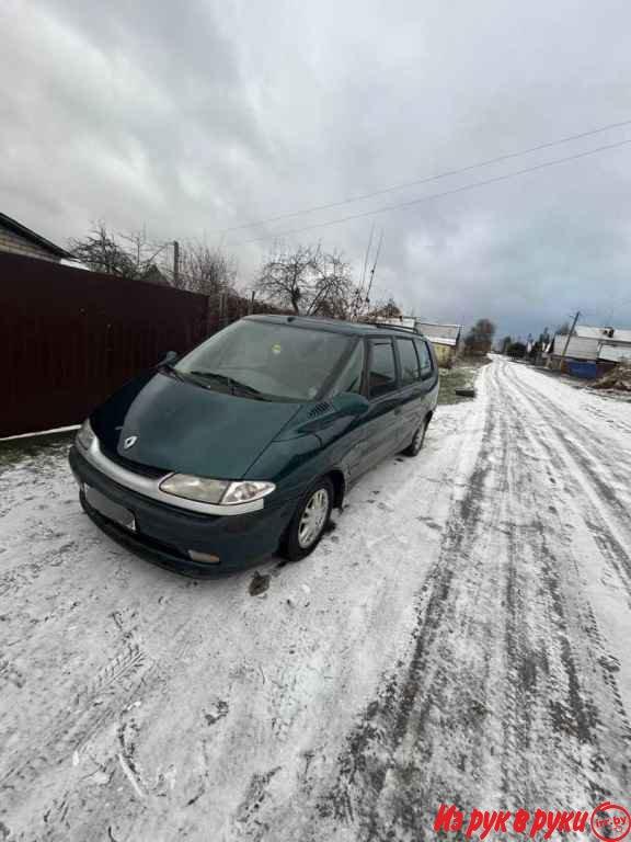 Renault Espaсe, минивэн, 1998 г.в., 2.2 л, цвет: зеленый